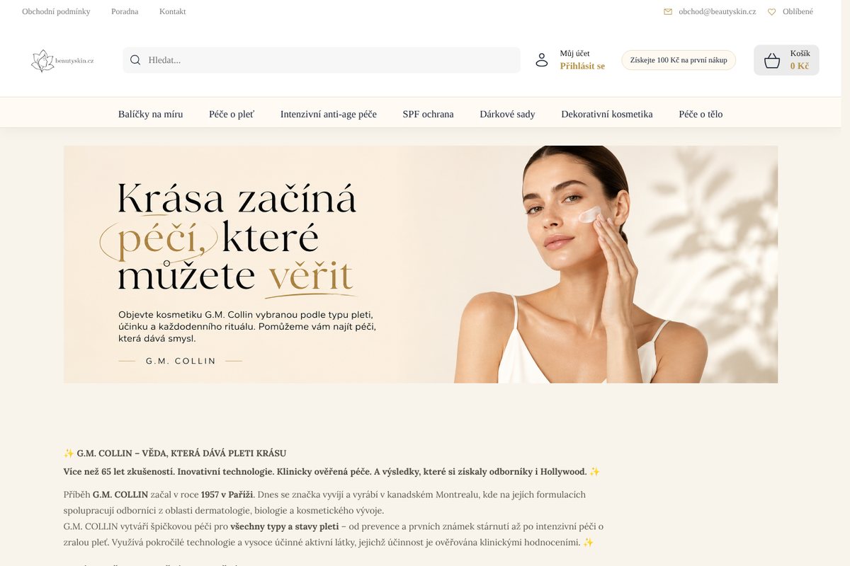 E-shop Beautyskin na Rocketoo