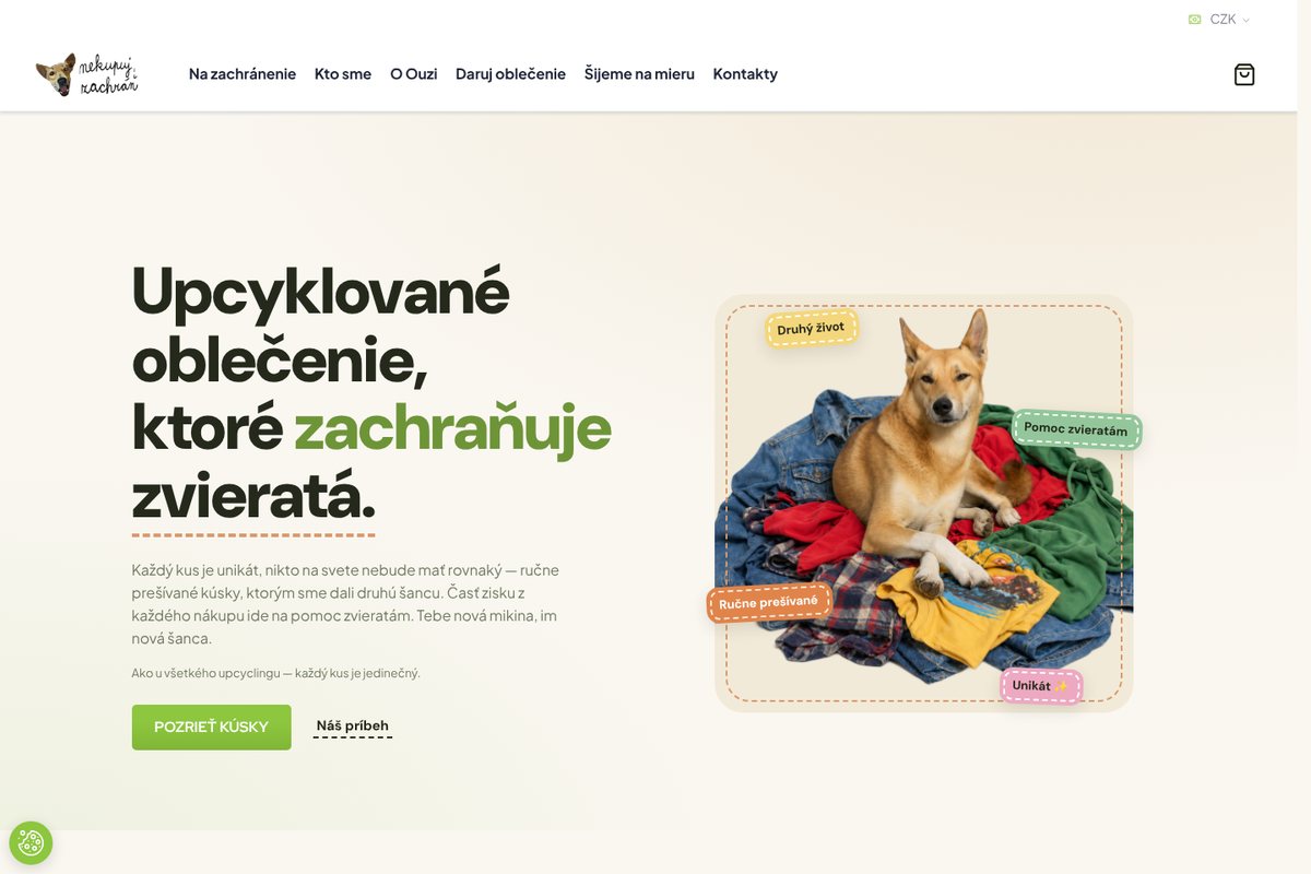 E-shop Nekupuj, zachráň na Rocketoo