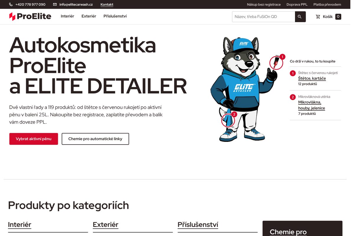 E-shop proelite.cz